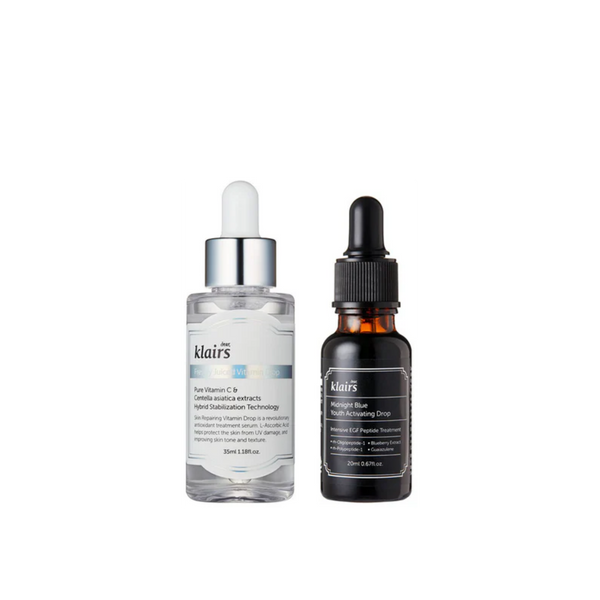 KLAIRS Freshly Juiced Vitamin Drop & Midnight Blue Youth Activating Drop (£48.4)