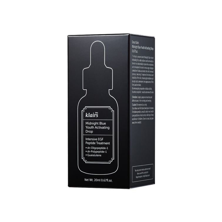 Dear Klairs Midnight Blue Youth Activating Drop 20ml box