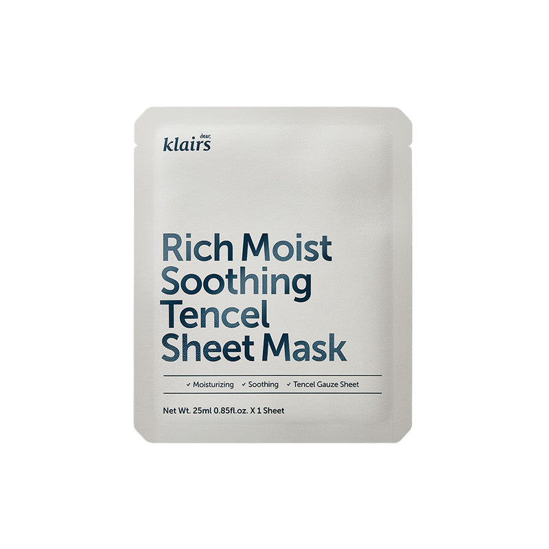 Dear Klairs Rich Moist Soothing Tencel Sheet Mask 25ml